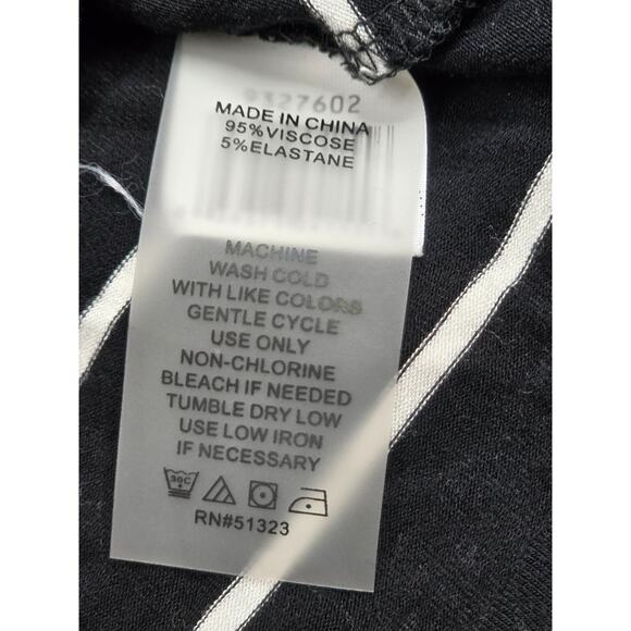 Vince Camuto black-and-white striped shirts size small - Picture 6 of 10